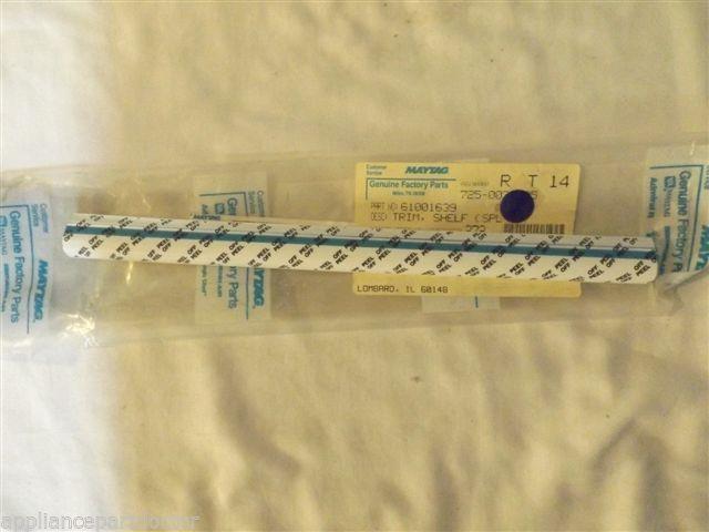 MAGIC CHEF CROSLEY REFRIGERATOR 61001639 TRIM, SHELF (SPLIT) NEW IN BOX MAGIC CHEF CROSLEY REFRIGERATOR 61001639 TRIM, SHELF (SPLIT) NEW IN BOX